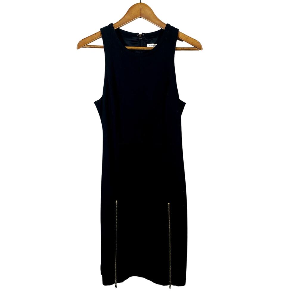 Trina Turk Bodycon Dual zipper Dress LBD Cocktail Party Date - 4
